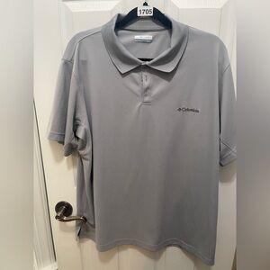 Columbia Gray Performance Polo Shirt